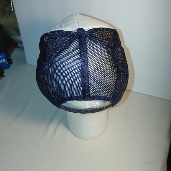 Truckers Hat Cap Navy White Snap Back OLD FART - Picture 4 of 10
